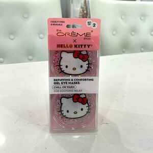 the CREME SHOP X HELLO KITTY gel eye masks set of 2